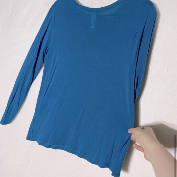 Mountain Equipment Co Op Teal Long Sleeve Crew Neck Lind Sleeve Layer Shirt S - Picture 12 of 13